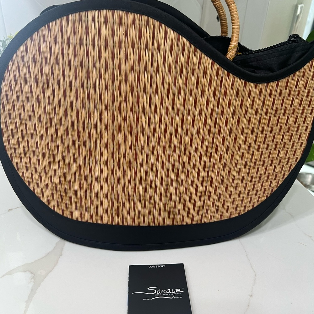 Basket of Cambodia Handbag/Purse Clutch Saraye NWT